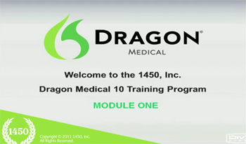 1450 Dragon Medical Training Program